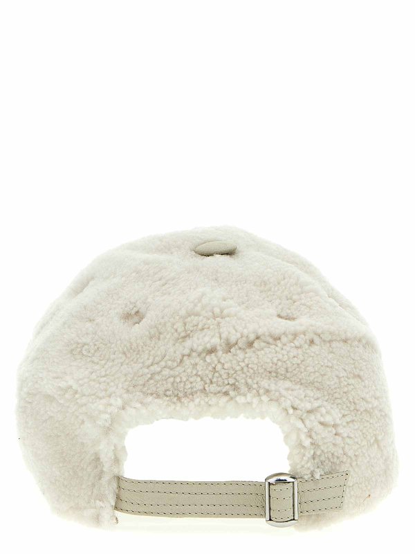 The Best Shops YVES SALOMON: hats & caps - Teddy effect cap