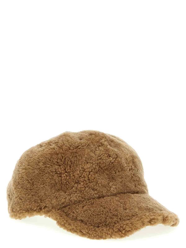YVES SALOMON: hats & caps online - Teddy effect cap