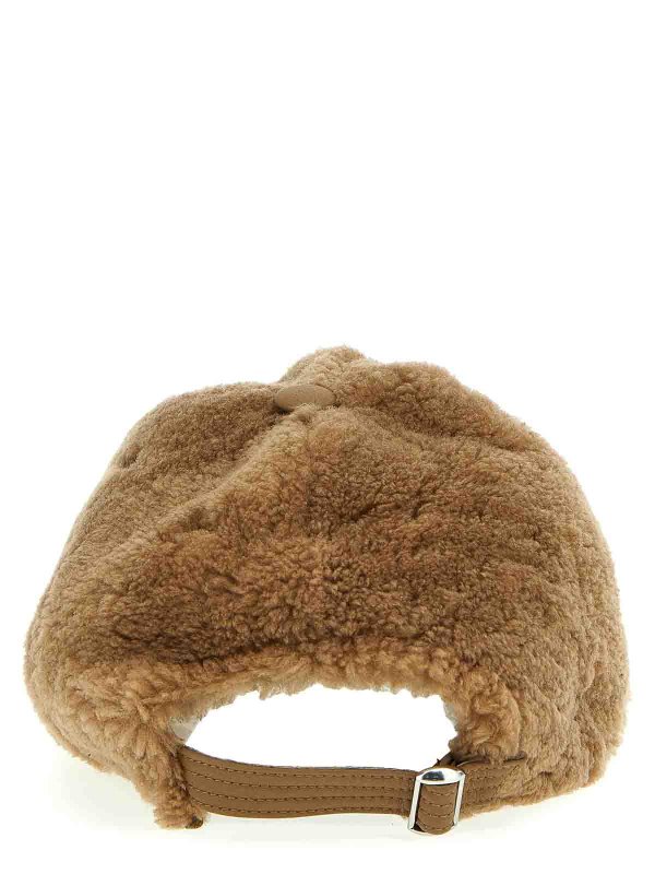 The Best Shops YVES SALOMON: hats & caps - Teddy effect cap