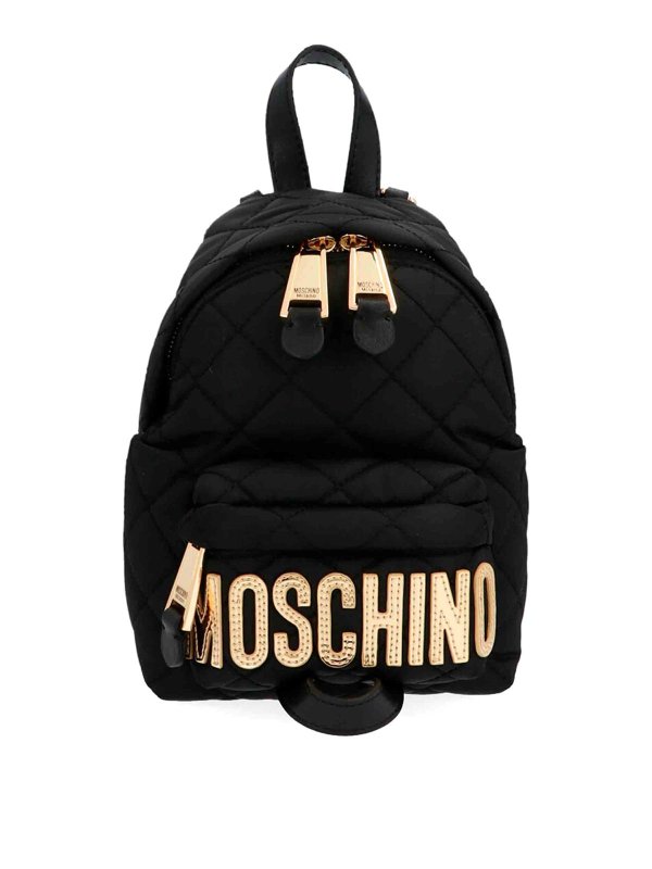 MOSCHINO: backpacks - Logo backpack