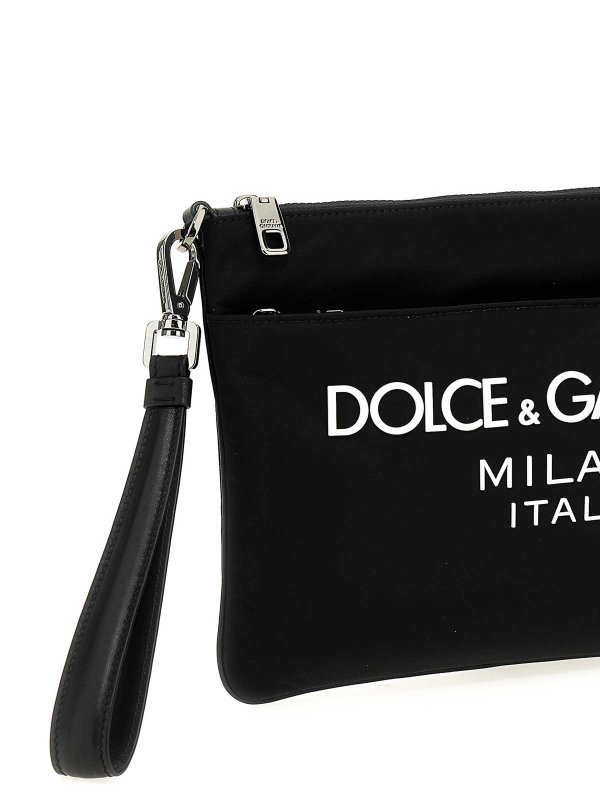 The Best Shops DOLCE & GABBANA: cross body bags - Logo print clutch bag