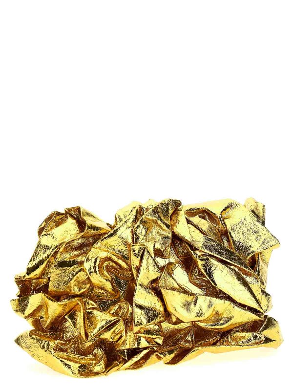 DRIES VAN NOTEN: clutches online - ruffle clutch