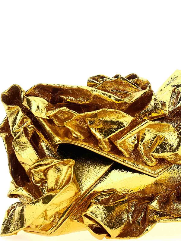 The Best Shops DRIES VAN NOTEN: clutches - ruffle clutch