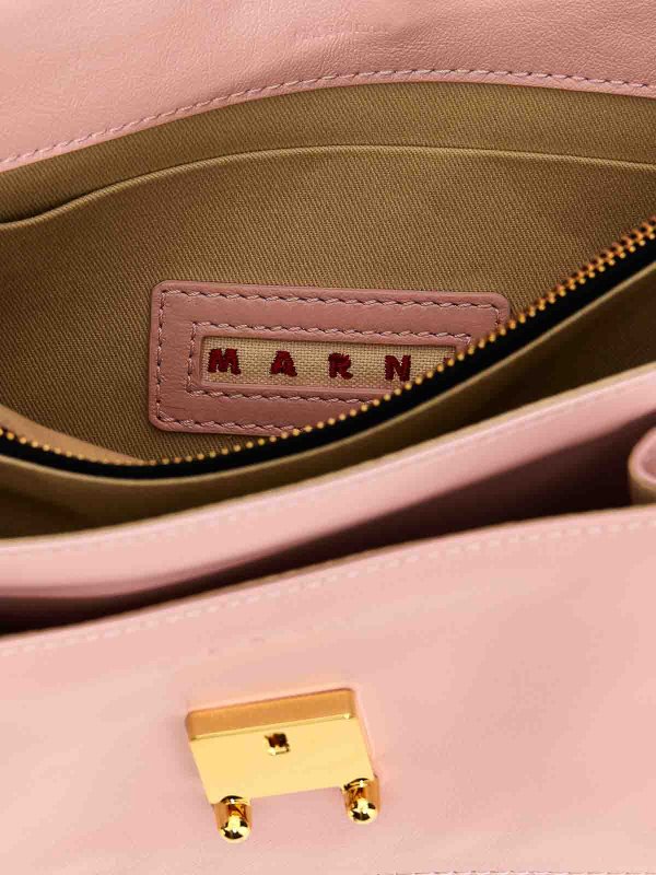 Marni Trunk Soft Medium Shoulder Bag - Pink