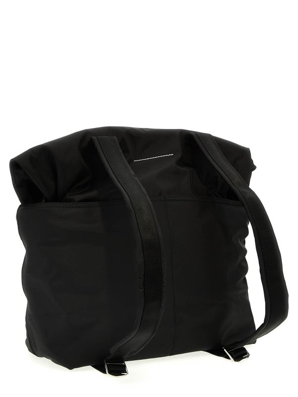 MM6 MAISON MARGIELA: backpacks online - Logo nylon backpack