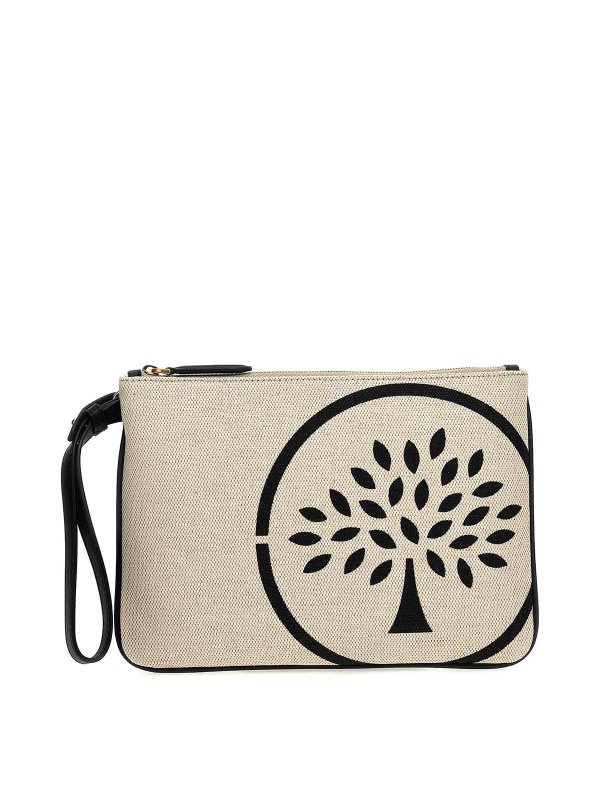 MULBERRY: Clutches - Clutch - Beige