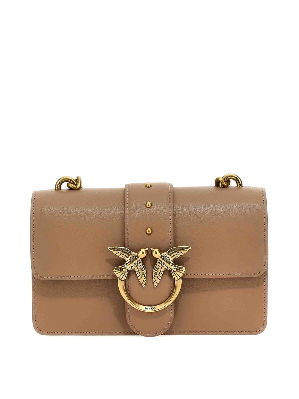 Pinko: クロスボディバッグ - クロスボディバッグ - ベージュ