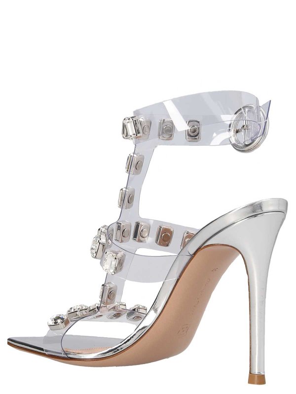 Gianvito Rossi: サンダル online - サンダル - 銀