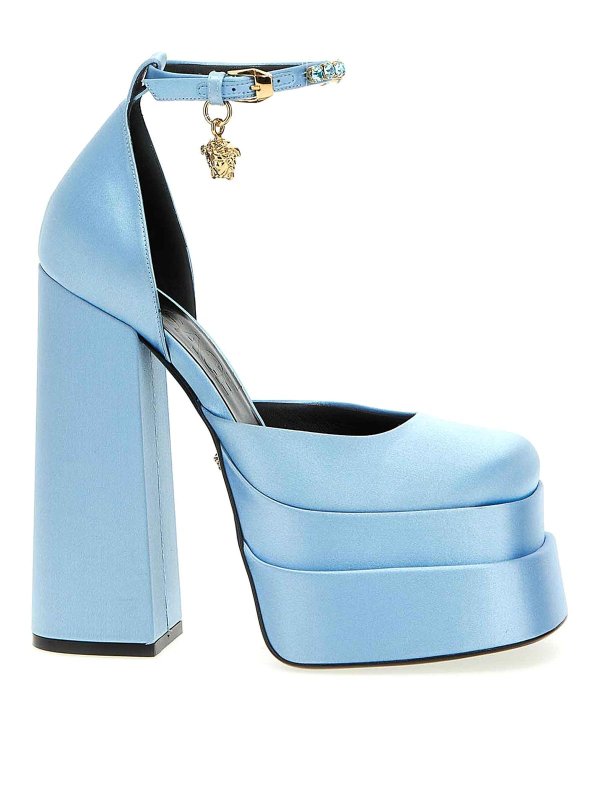 VERSACE: Pumps - Pumps - Hellblau