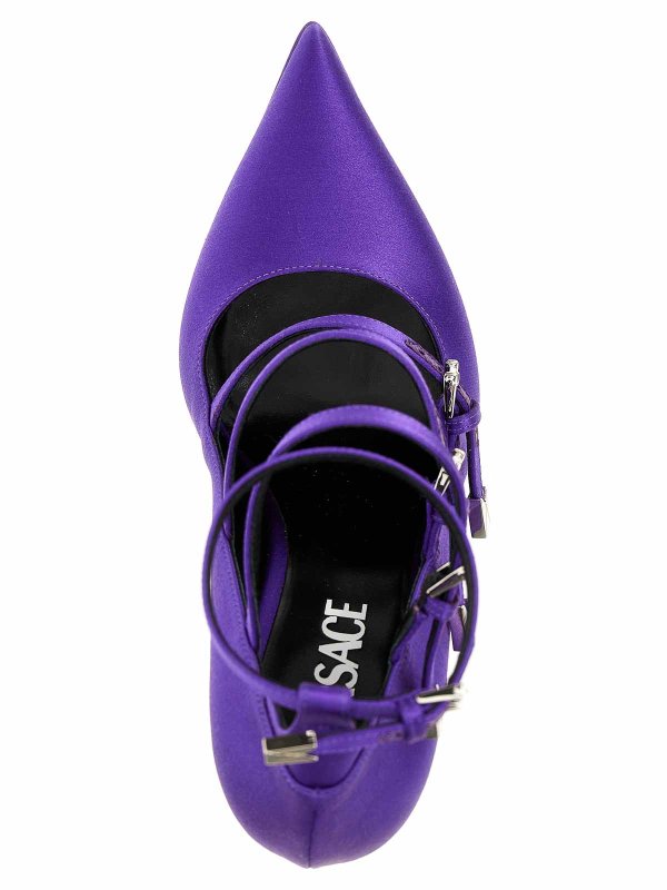 The Best Shops VERSACE: Sandales - Chaussures À Talon - Violet