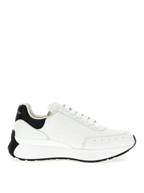 ALEXANDER MCQUEEN: Chaussures de sport - Baskets - Blanc