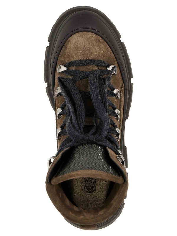 The Best Shops BRUNELLO CUCINELLI: boots - lacing boots