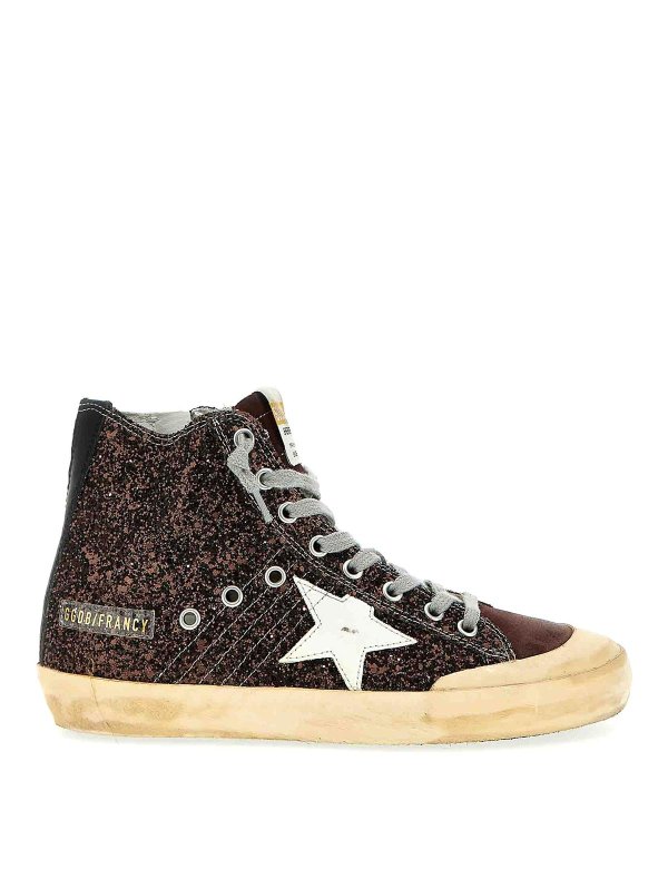 GOLDEN GOOSE: Chaussures de sport - Baskets - Marron