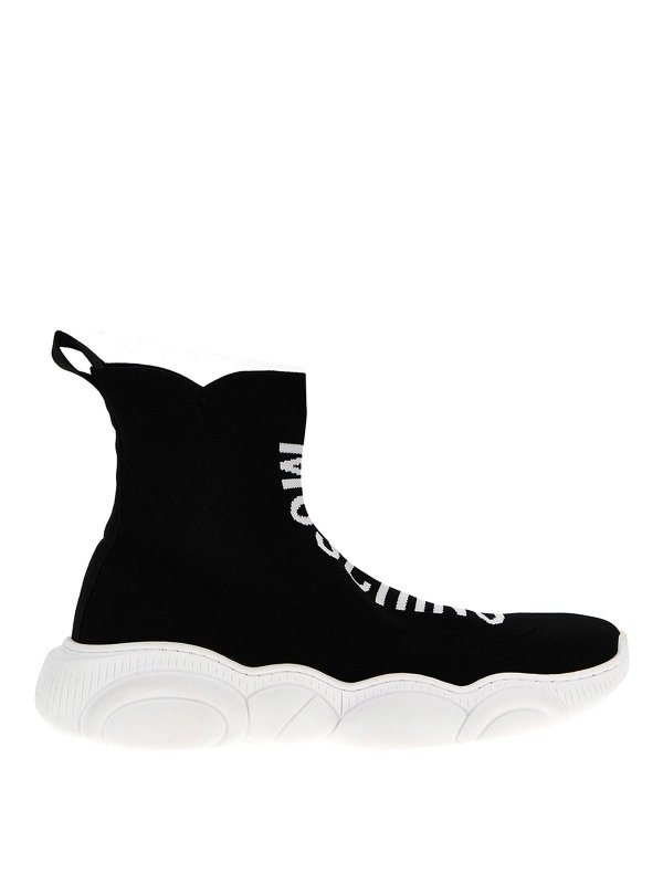 MOSCHINO: スニーカー - スニーカー - 白