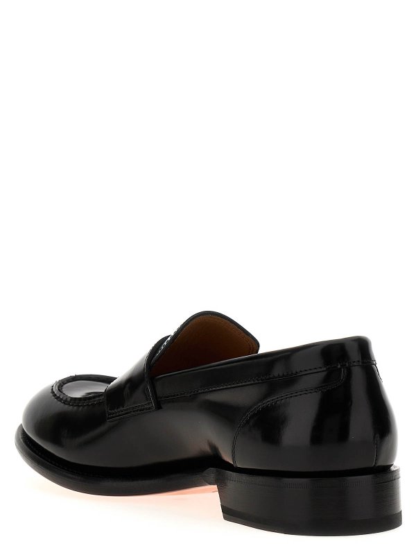 SANTONI: Loafers & Slippers online - Leather loafers