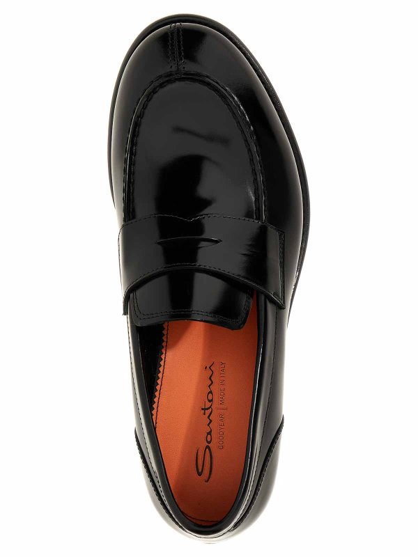 The Best Shops SANTONI: Loafers & Slippers - Leather loafers