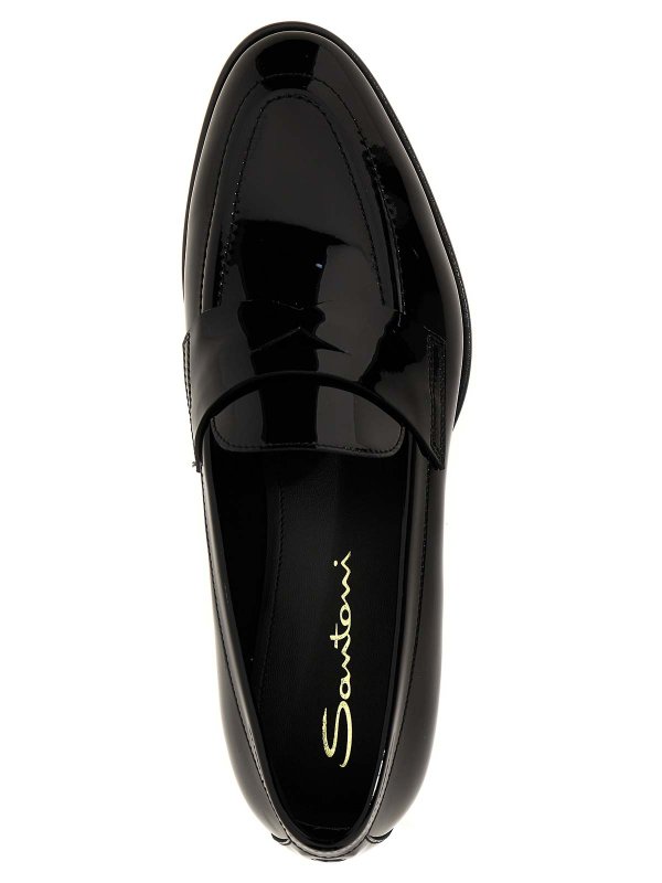 The Best Shops SANTONI: Loafers & Slippers - Patent loafers