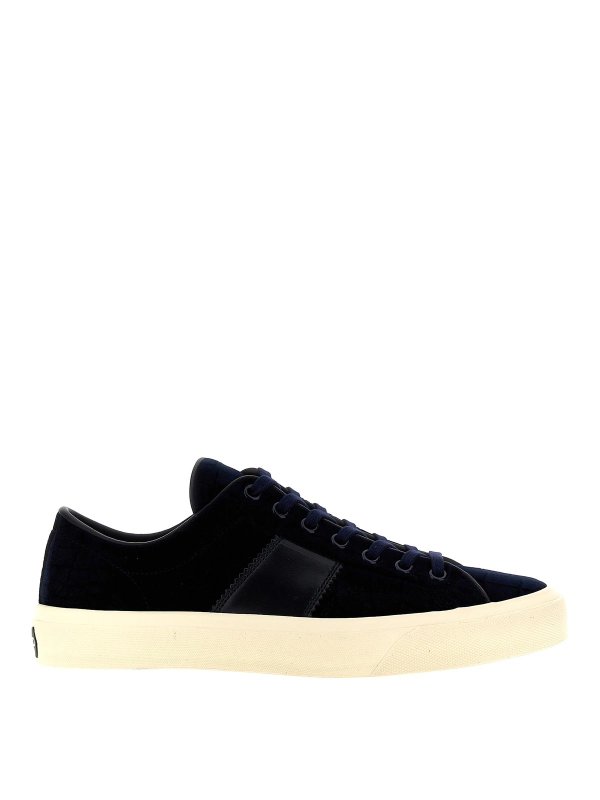 TOM FORD: sneakers - Sneaker in velluto di cocco
