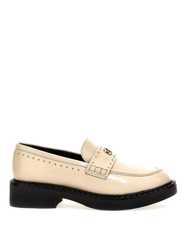 TWINSET: Mocasines y Zapatillas - Mocasines - Blanco