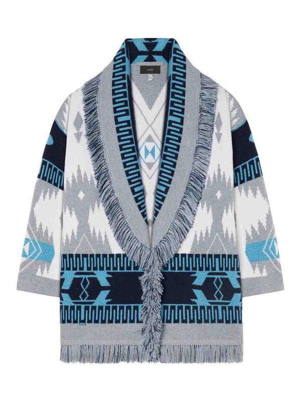 ALANUI: Cardigans - Cardigan - Hellblau