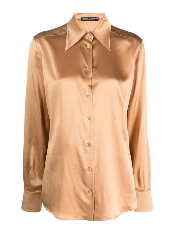 DOLCE & GABBANA: shirts - Silk shirt