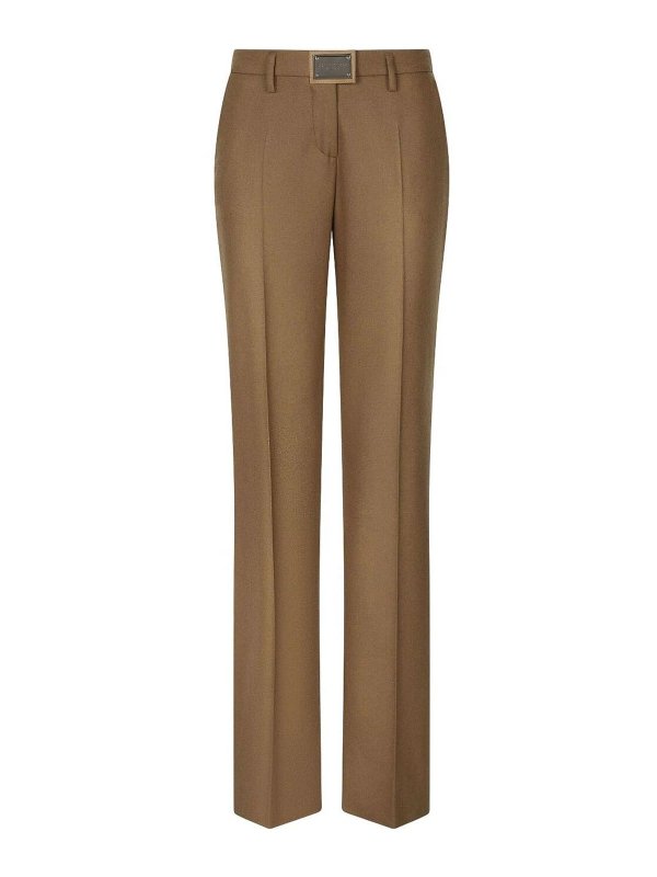 DOLCE & GABBANA: トラウザーショーツ - ショートパンツ - ベージュ