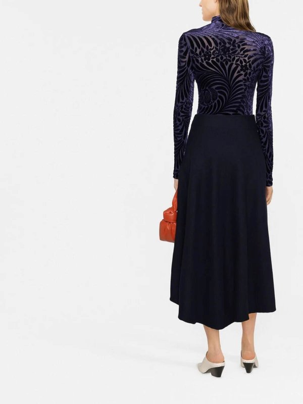 Midirock - Blau shop online: JIL SANDER