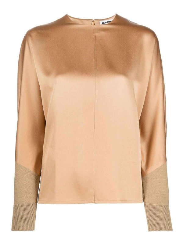 JIL SANDER: tunics - Satin tunic