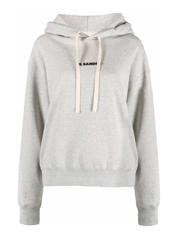 JIL SANDER: Sudaderas y suéteres - Sudadera - Gris