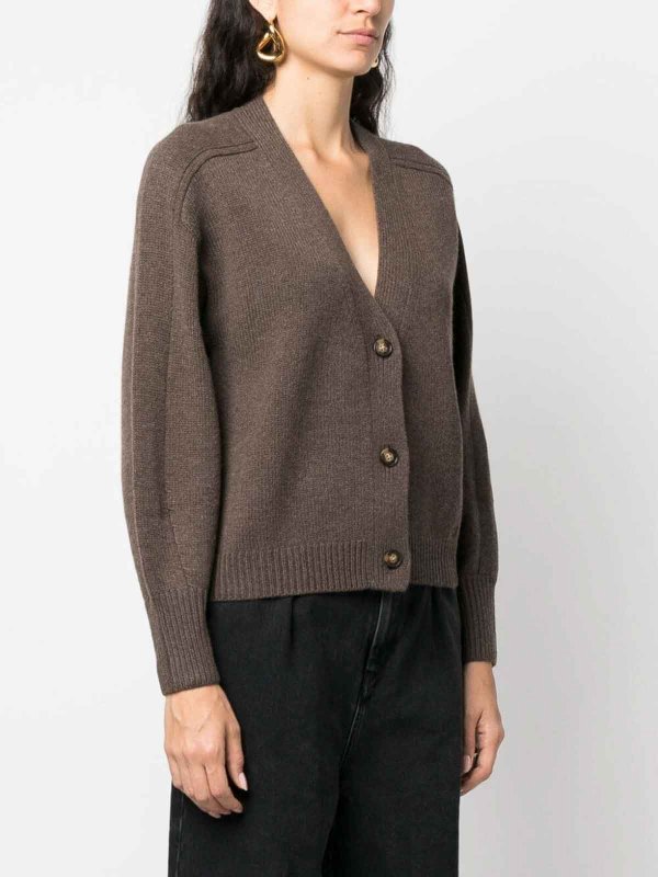 LOULOU STUDIO: cardigans online - V neck cardigan