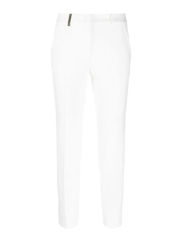 PESERICO: カジュアルトラウザー - ショートパンツ - 白