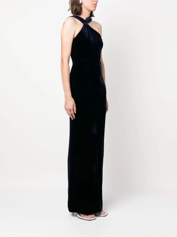 ROLAND MOURET: マキシドレス online - マキシドレス - ブルー