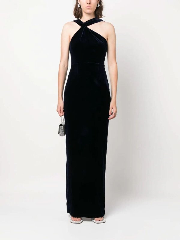 The Best Shops ROLAND MOURET: マキシドレス - マキシドレス - ブルー