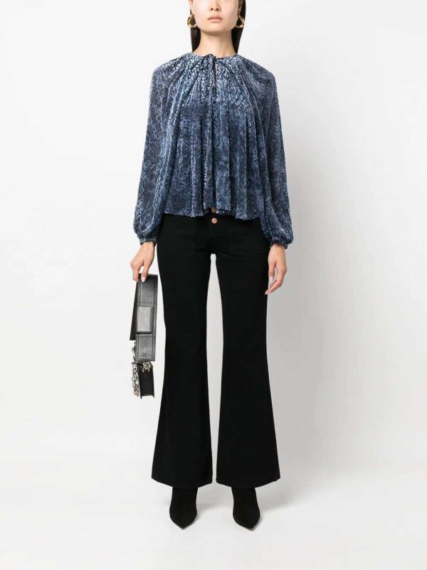 The Best Shops ULLA JOHNSON: Blusen - Bluse - Blau