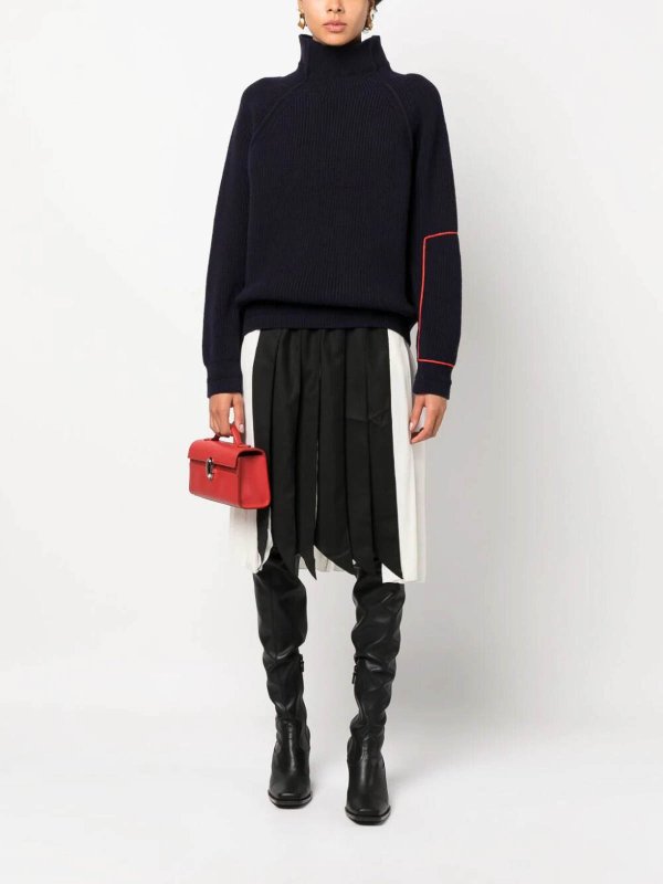 The Best Shops VICTORIA BECKHAM: Rollkragenpullover  und Polo-Ausschnitt - Rollkragenpullover - Blau
