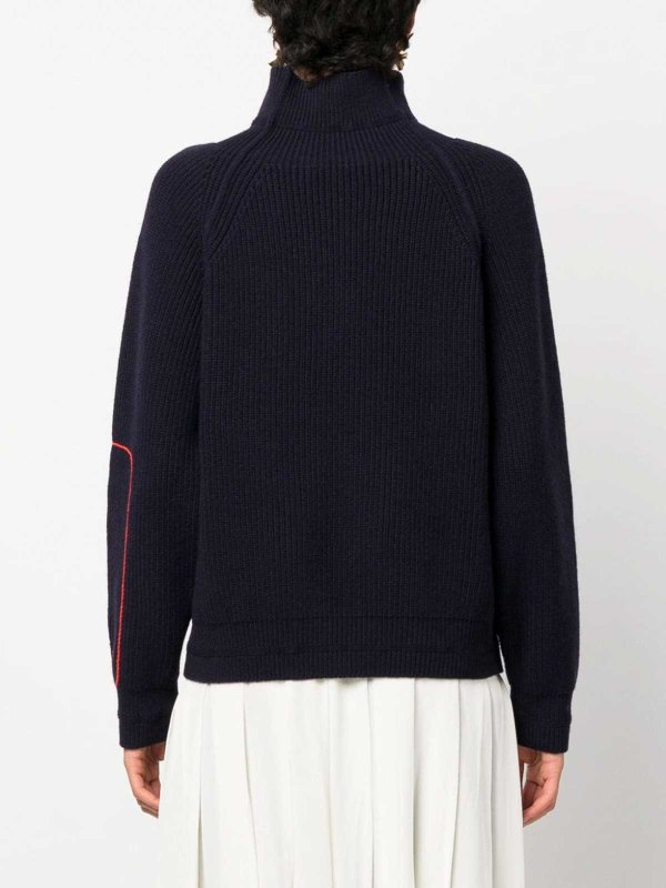 Rollkragenpullover - Blau shop online: VICTORIA BECKHAM