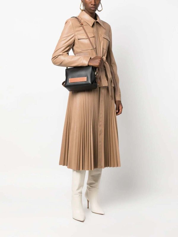 The Best Shops JIL SANDER: bowling bags - Bowling bag double zip