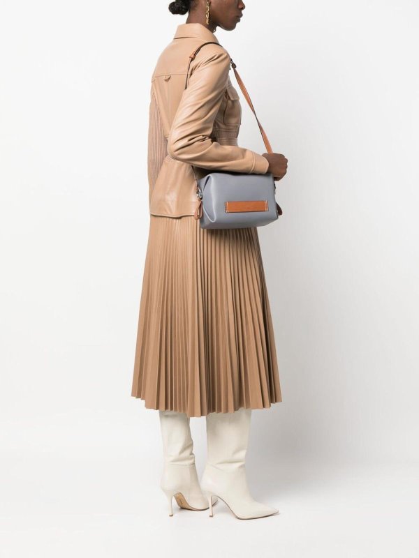 The Best Shops JIL SANDER: bowling bags - Bowling bag double zip