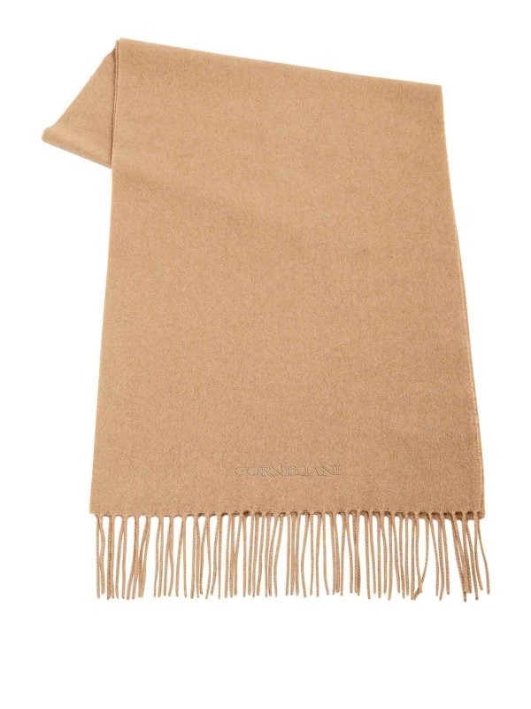 Mouleta Beige Cashmere Scarf