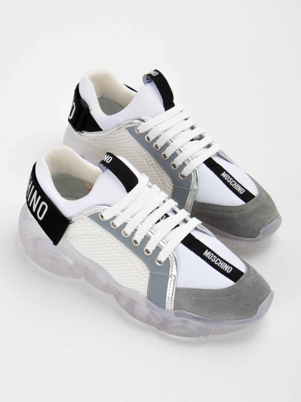MOSCHINO: Chaussures de sport online - Baskets - Blanc