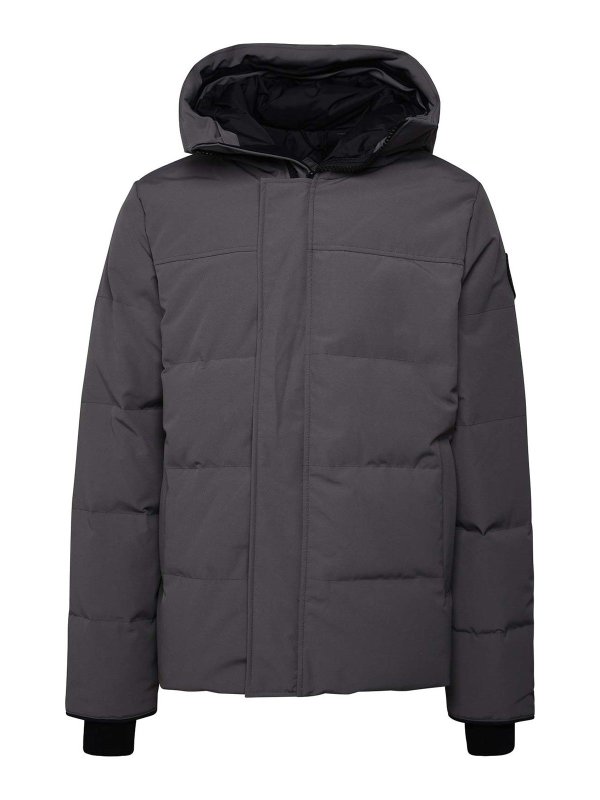 Canada Goose: casual jackets - Macmillan grey polyester down jacket