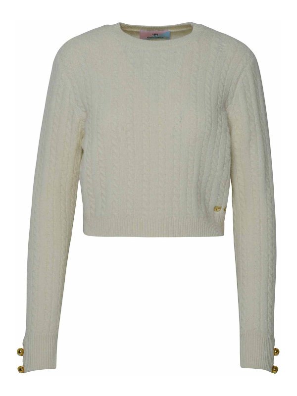 CHIARA FERRAGNI: boat necks - Maglia braid