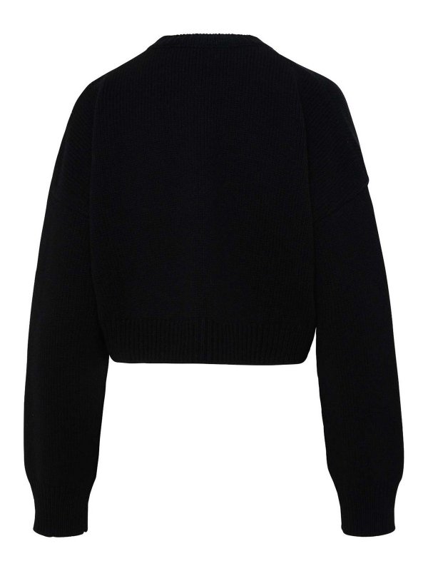 DOLCE & GABBANA: U-Boot-Ausschnitt online - U-Boot-Pullover - Schwarz