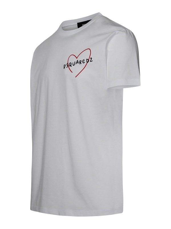 The Best Shops DSQUARED2: t-shirts - Heart logo t-shirt
