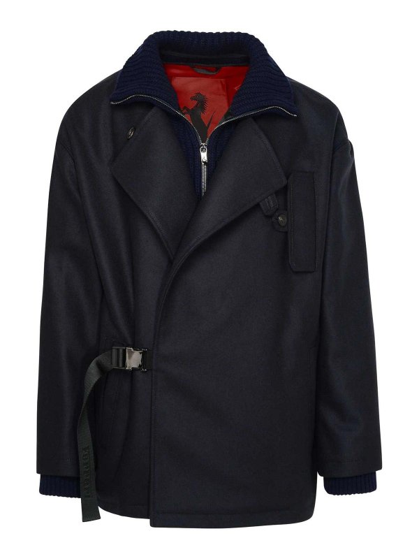 FERRARI: casual jackets - Logo jacket