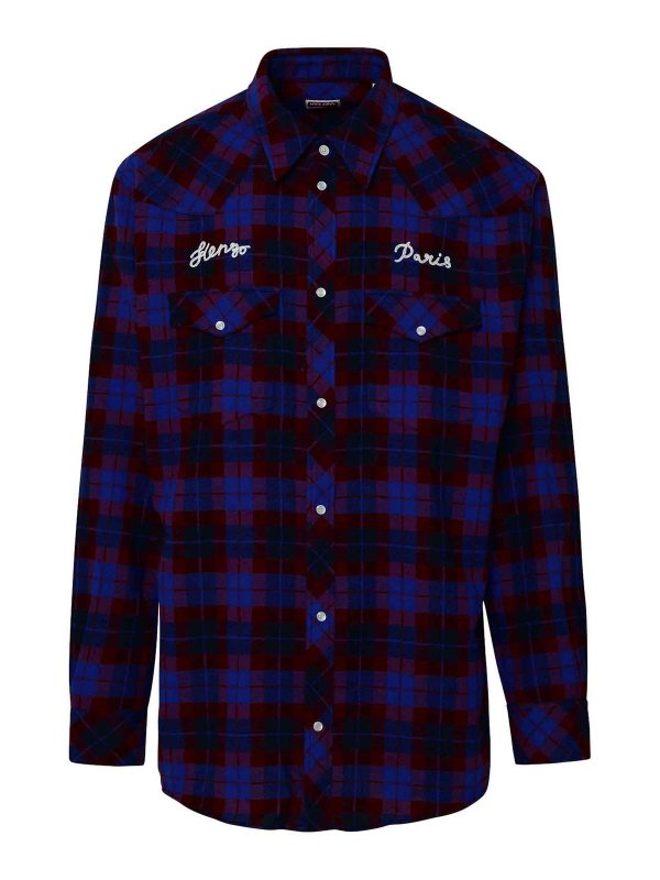 KENZO: シャツ - シャツ - ブルー