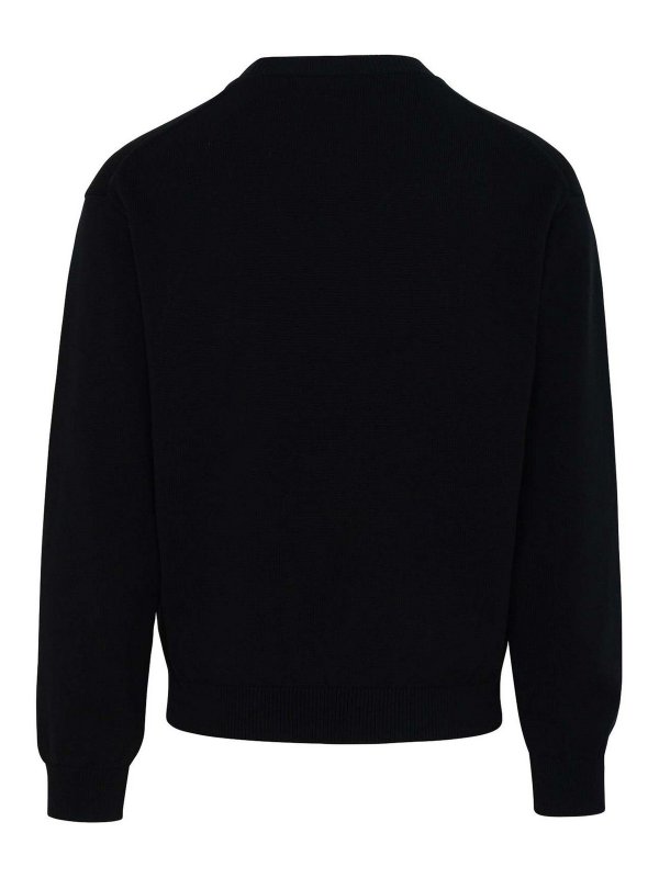 KENZO: Escotes barcos online - Suéter Con Escote Barco - Negro