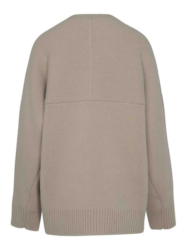 LANVIN: Escotes barcos online - Suéter Con Escote Barco - Blanco