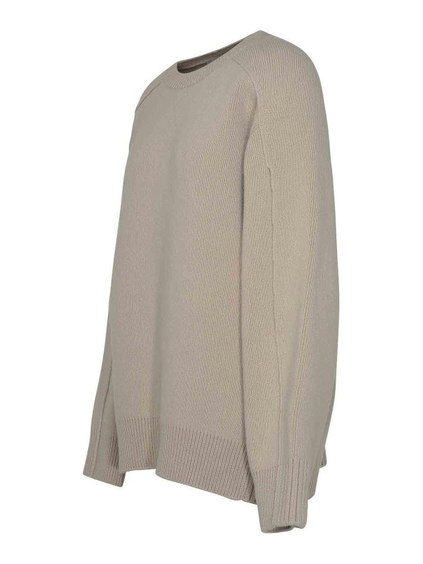 The Best Shops LANVIN: Escotes barcos - Suéter Con Escote Barco - Blanco