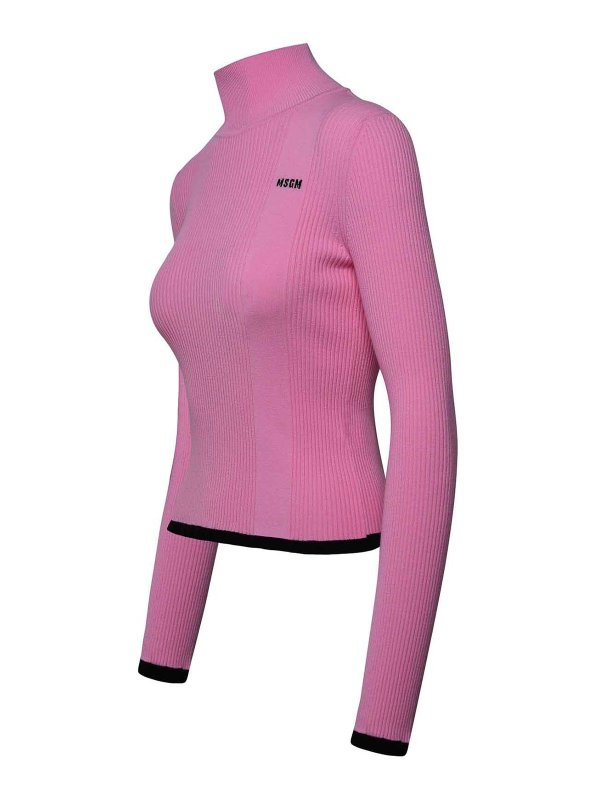 The Best Shops m.s.g.m.: Turtlenecks & Polo necks - Logo turtleneck